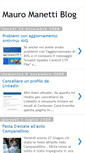 Mobile Screenshot of mauromanetti.blogspot.com