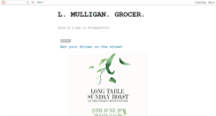 Desktop Screenshot of mulligansgrocer.blogspot.com