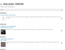 Tablet Screenshot of mulligansgrocer.blogspot.com