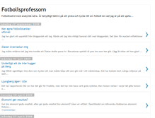 Tablet Screenshot of fotbollsprofessorn.blogspot.com