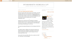 Desktop Screenshot of huskorsetshemligaliv.blogspot.com