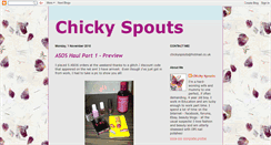 Desktop Screenshot of chickyspouts.blogspot.com