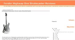 Desktop Screenshot of fender-highway-one-stratocaster-revie.blogspot.com