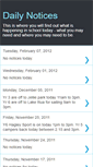 Mobile Screenshot of dailynoticessap.blogspot.com