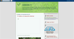 Desktop Screenshot of ecoherohe11.blogspot.com