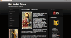 Desktop Screenshot of devocion-sanjudastadeo.blogspot.com