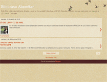 Tablet Screenshot of bibliotecaalconetar.blogspot.com