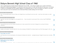 Tablet Screenshot of dbhsclassof1960.blogspot.com