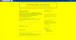 Desktop Screenshot of pittsburghweather.blogspot.com