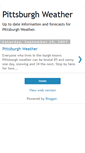 Mobile Screenshot of pittsburghweather.blogspot.com