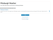 Tablet Screenshot of pittsburghweather.blogspot.com