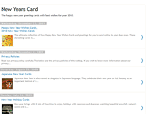 Tablet Screenshot of new-years-card.blogspot.com