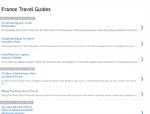 Tablet Screenshot of france-travel-guides.blogspot.com