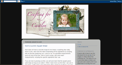 Desktop Screenshot of craftingforcaitlyn.blogspot.com