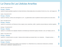 Tablet Screenshot of lacharcadelaslibelulasamarillas.blogspot.com