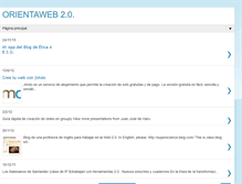 Tablet Screenshot of orientaweb20.blogspot.com