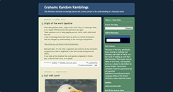 Desktop Screenshot of grahams-random-ramblings.blogspot.com