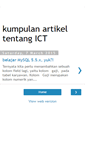 Mobile Screenshot of kumpulanartikeltentangict.blogspot.com