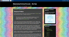 Desktop Screenshot of deconstruction-site.blogspot.com