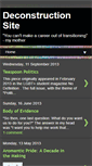 Mobile Screenshot of deconstruction-site.blogspot.com