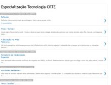 Tablet Screenshot of especializacaotecnologia.blogspot.com