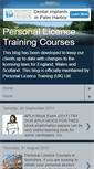 Mobile Screenshot of personallicencetraining.blogspot.com