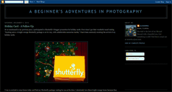 Desktop Screenshot of beginneradventuresinphotography.blogspot.com