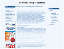 Tablet Screenshot of homemadecarpetcleaners.blogspot.com