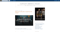 Desktop Screenshot of captainamericadead.blogspot.com