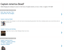 Tablet Screenshot of captainamericadead.blogspot.com