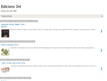 Tablet Screenshot of 3i4edicions.blogspot.com