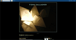 Desktop Screenshot of fionagallagherart.blogspot.com