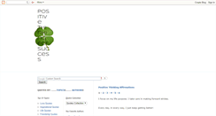 Desktop Screenshot of positivethinkingforlife.blogspot.com