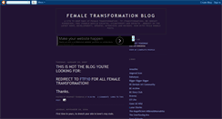 Desktop Screenshot of femaletransformation.blogspot.com
