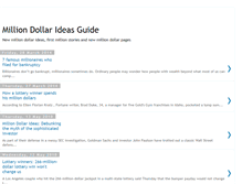 Tablet Screenshot of new-million-dollar-ideas.blogspot.com