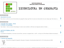 Tablet Screenshot of geografia-cefetsp.blogspot.com