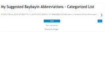 Tablet Screenshot of baybabbrevcateg.blogspot.com