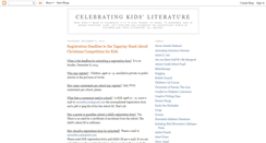 Desktop Screenshot of celebratingkidsliterature.blogspot.com