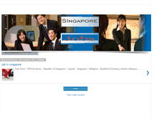 Tablet Screenshot of job-in-singapore.blogspot.com