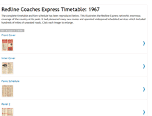 Tablet Screenshot of historicredlinecoachestimetable.blogspot.com