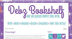 Desktop Screenshot of debzbookshelf.blogspot.com