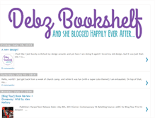 Tablet Screenshot of debzbookshelf.blogspot.com