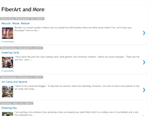 Tablet Screenshot of fiberartandmore.blogspot.com