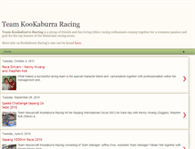 Tablet Screenshot of kookaburraracing.blogspot.com