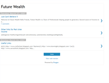 Tablet Screenshot of futurewealth.blogspot.com