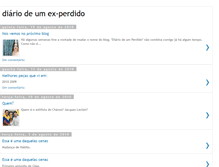 Tablet Screenshot of diariodeumperdido.blogspot.com