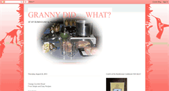 Desktop Screenshot of grannydid.blogspot.com