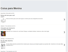 Tablet Screenshot of coisaparamenina.blogspot.com