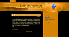 Desktop Screenshot of litteraeaccentus.blogspot.com