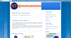 Desktop Screenshot of ntcomunicaciones.blogspot.com